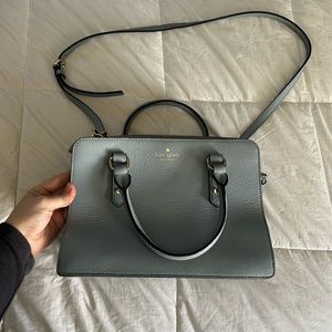 Dusty Blue Kate Spade Crossbody Purse in Excellent Condition